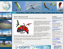 Tablet Screenshot of dgfc-suedschwarzwald.de